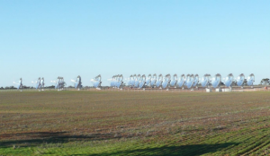 The completed Mildura ‘Dense Array’ CPV Demonstration Facility, June 2013 Image credit: Silex media release