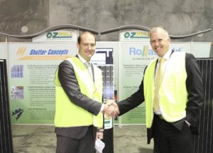 Minister Kenyon and Geoff Timbs, Sales Director – Partner Solutions, Schneider Electric Image credit: Press release