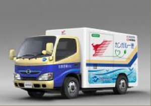 Hino Motors has passed the six-month point in its trial of three prototype full electric commercial vehicles. Image credit: Media Release