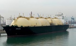 An LNG carrier Image credit: Wikimedia Commons