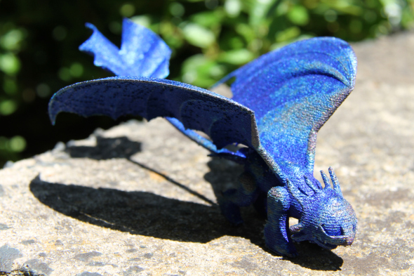 Meet Toothless, a blue female dragon. Species: Seadragonus giganticus maximus Image: CSIRO News blog