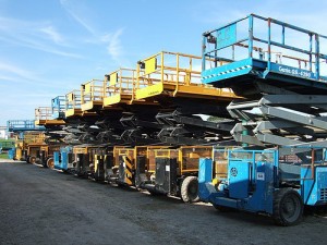 Scissor lifts  Image credit: flickr User:  Hewden_UK