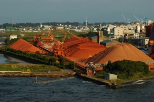 Iron ore piles Image credit: flickr User:  cam17