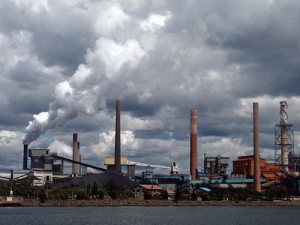 Blaze at BlueScope Steel's Port Kembla plant