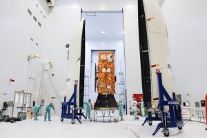 The Sentinel-2A satellite, seen here being prepared for launch, will take part in the ESA’s Biomass mission. © M Pedoussaut, ESA Image credit: CSIRO Website 
