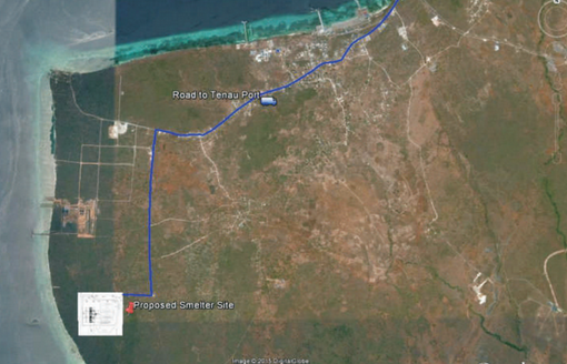 Proposed Smelter Site at Kupang