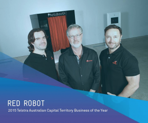 Red Robot Image credit: facebook.com/TelstraBusinessAwards