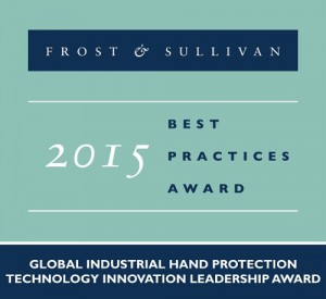 Ansell is recognised with the Frost & Sullivan 2015 Global Industrial Hand Protection Technology Innovation Leadership Award (PRNewsFoto/Frost & Sullivan)