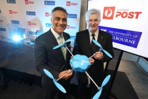 Australia Post Managing Director Ahmed Fahour & University of Melbourne Vice-Chancellor Prof Glyn Davis Image credit: University of Melbourne website
