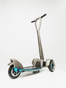 'E-floater' from Floatility - a first-of-its-kind, lightweight, solar-powered, electric scooter. The working prototype was created with Stratasys 3D printing (PRNewsFoto/Stratasys Ltd.)