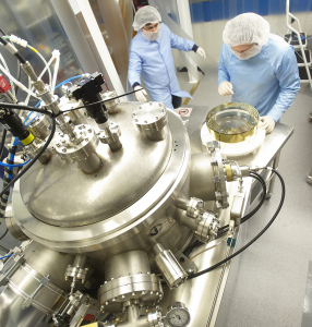 Researchers in CSIRO's labs coating the LIGO optics. Image credit: www.csiro.au