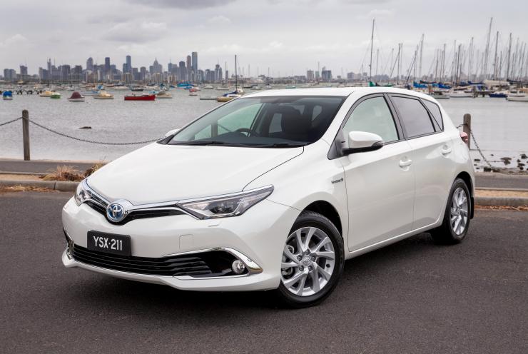 Toyota Corolla Hybrid (pre-production vehicle shown) Image credit: Toyota