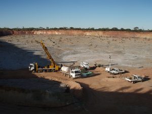 Start of Portia open pit mining Image credit: www.havilah-resources.com.au