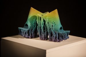 Francis Bitonti's 3D printed molecule shoes Image credit: investors.stratasys.com