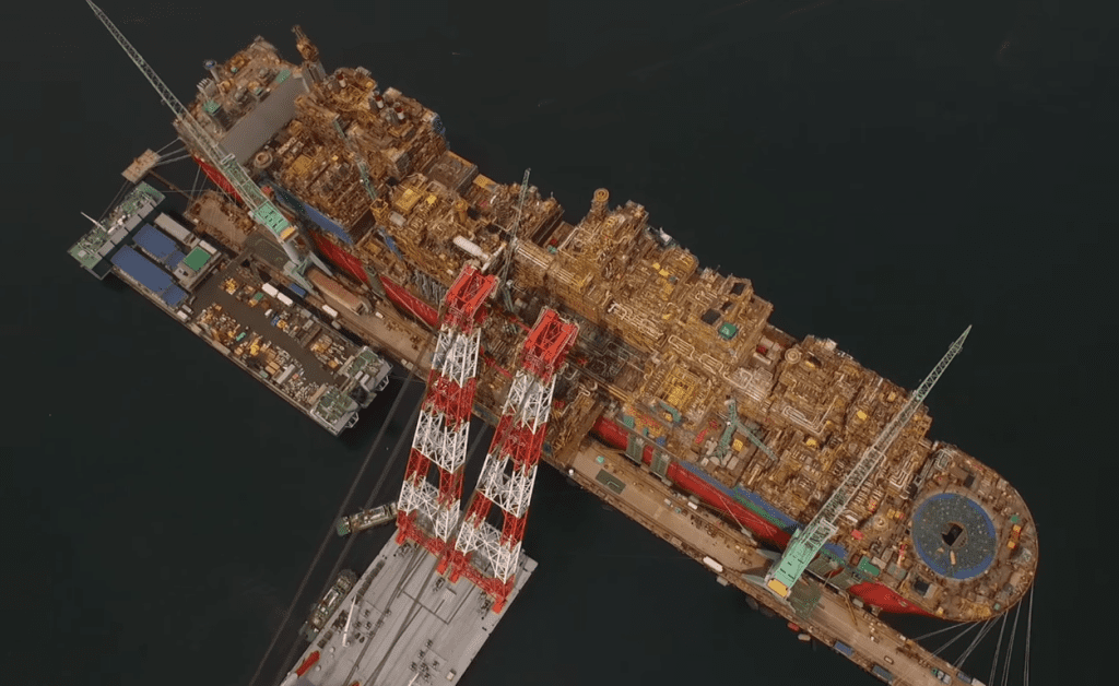 Construction of onstruction of Shell’s innovative Prelude FLNG facility is underway Image credit: www.shell.com.au