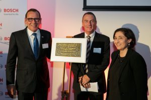 The Hon Lily D'Ambrosio MP Minister for Industry at the opening of the new building at the Bosch Clayton Campus in Melbourne. Wednesday 20th April 2016.