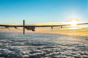 Solar Impulse 2 above the clouds Image provided