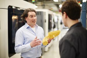 Professional Services consultants can help engineers, designers and management teams understand when and where to utilize 3D printing. Image credit: Business Wire