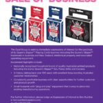 Sale of Business: Queen’s Slipper™ Playing Cards