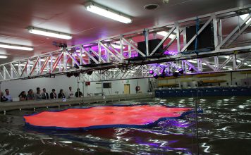 Australia conducts world-first trial testing of the performance and impact of wave energy farms at model scale