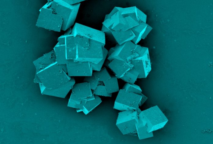 Metal Organic Frameworks (MOFs) with a colour filter