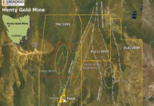 Henty mine celebrates first gold pour