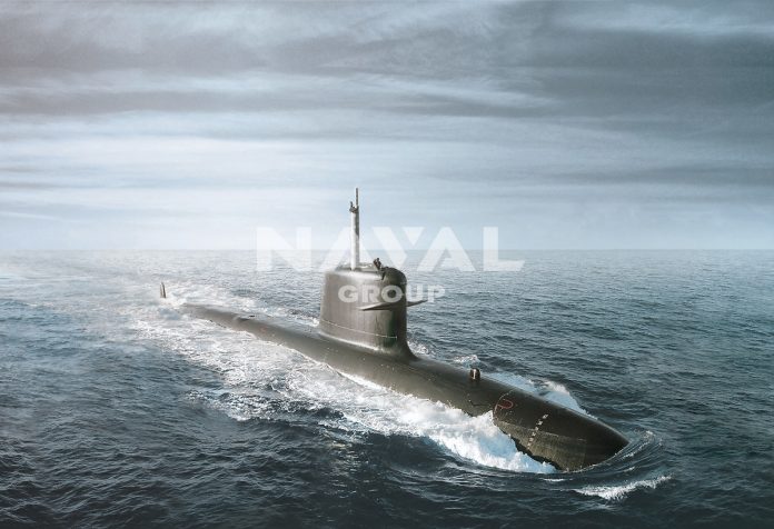 Scorpene 2000 en mer