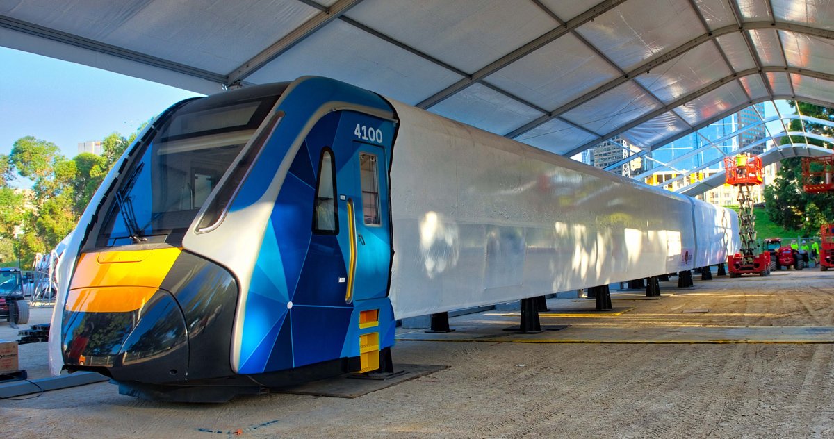 Vic Government unveils final lifesize model of Melbourne’s new High Capacity Metro Train