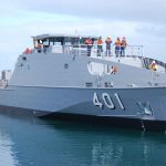 First Guardian Class Pacific Patrol Boat launched at Austal’s Henderson shipyard