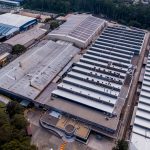 The largest install of Sunpower P19 panels in the world at Luxaflex® Window Fashions manufacturing facility