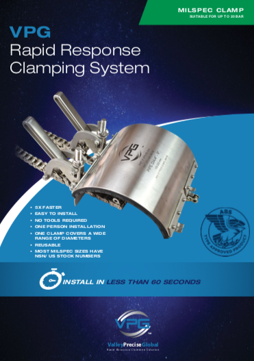 VPG Pipe Repair Clamp Brochure - Front Page
