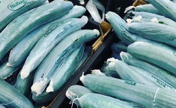 Compostable cucumber wrap delivers a win in war on plastic