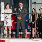 Future USS Mobile christened at Austal USA