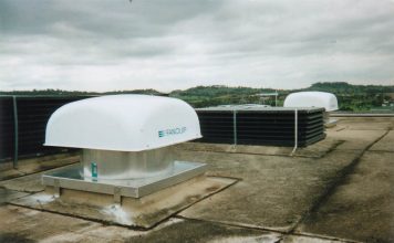 Technology for expelling poor air in factories and packaging plants