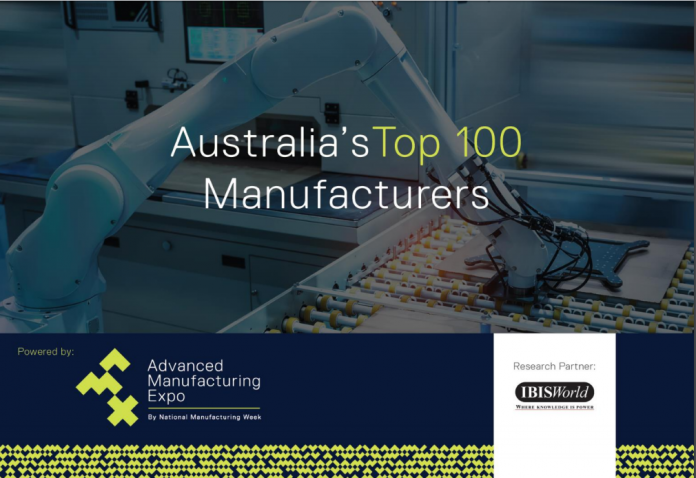 Australia's Top 100 Manufacturers for 2020