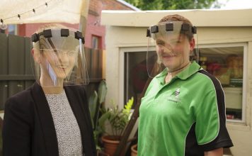 Speaker manufacturer produces face shields the hi-fi way