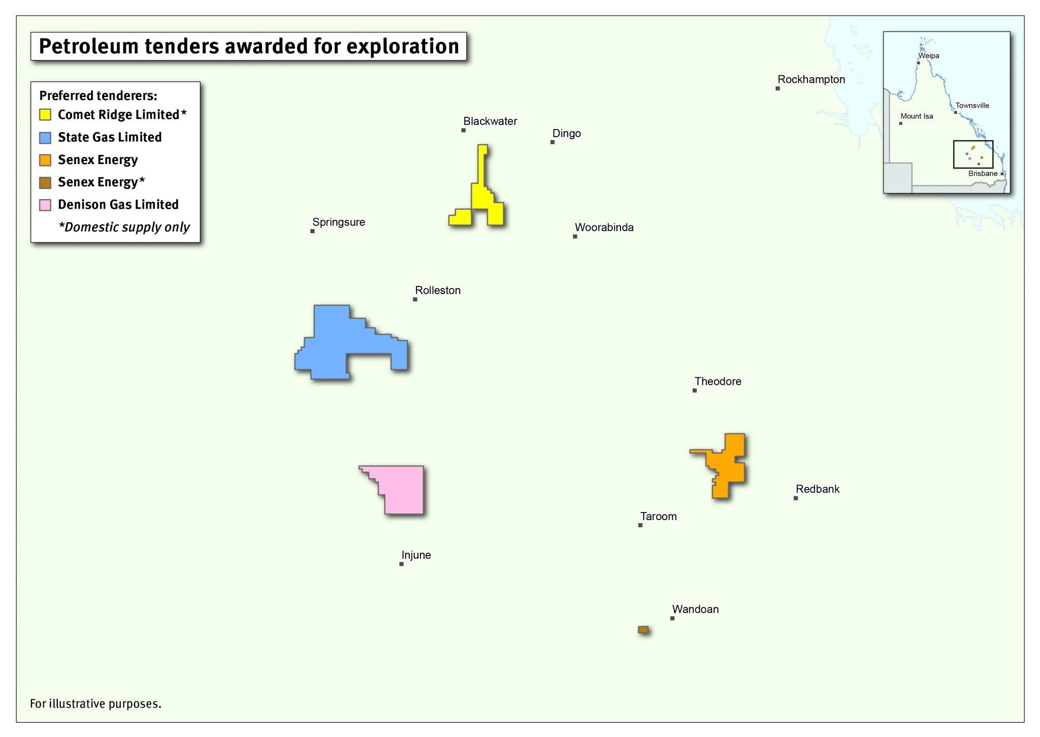 Four Queensland companies win gas exploration tenders Australian