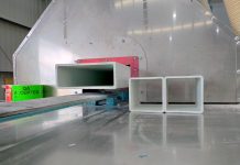 The composite profiles are an alternative to steel, aluminium and timber due to their non-corrosive, resilient, lightweight, high strength and neutral electromagnetic nature