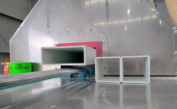 The composite profiles are an alternative to steel, aluminium and timber due to their non-corrosive, resilient, lightweight, high strength and neutral electromagnetic nature