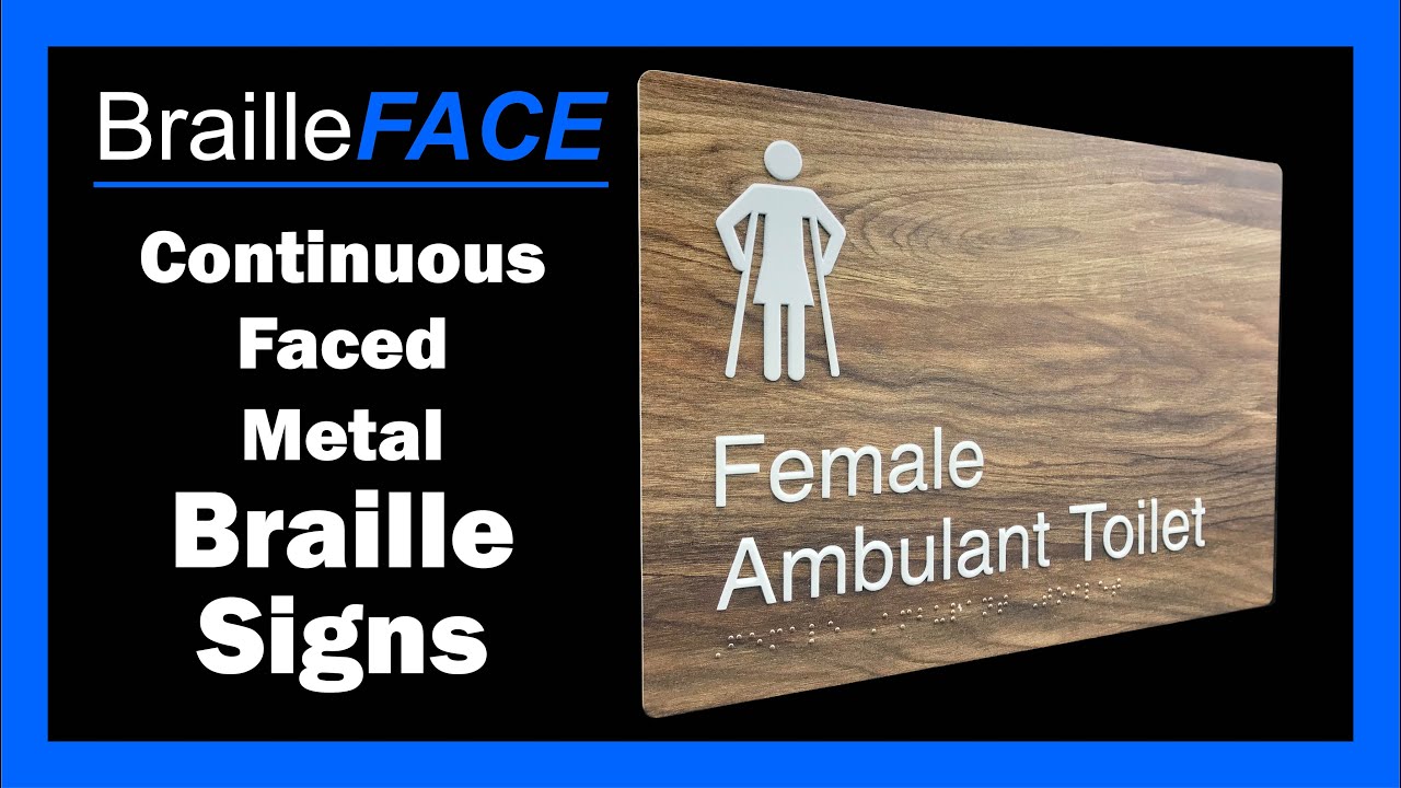 Torquay's Braille Sign Supplies launch innovative new sign range using