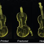 Self-healing 3D printed plastic can repair itself… using only light 3D printed violin