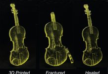 3D printed violin