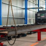 The new state-of-the-art plasma beamline cutting steel tube and beams