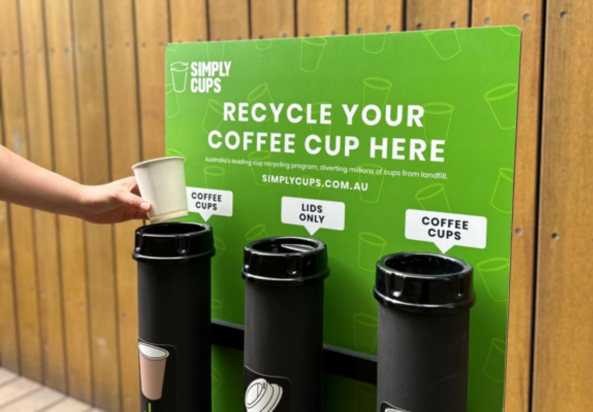 Simply Cups gains Australasian Recycling Label recognition to boost paper cup recycling