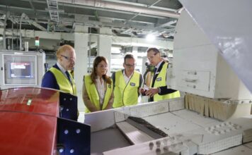 Visy opens $50M upgraded glass recycling facility in Victoria