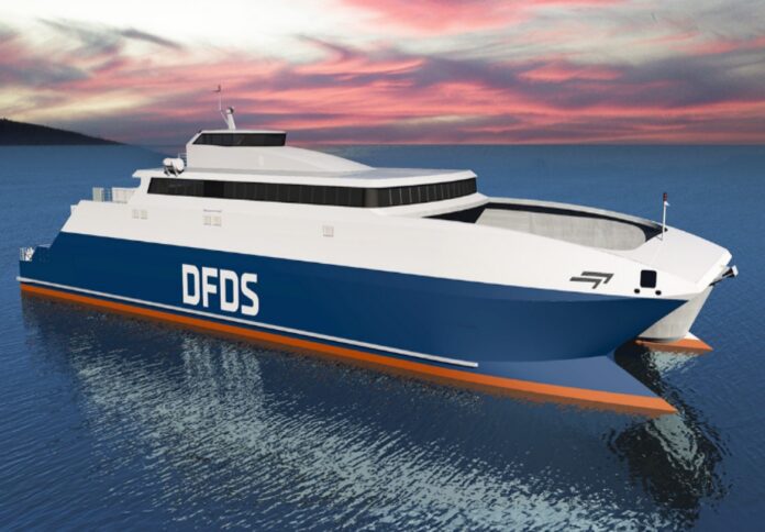 Incat DFDS electric-hybrid ferry