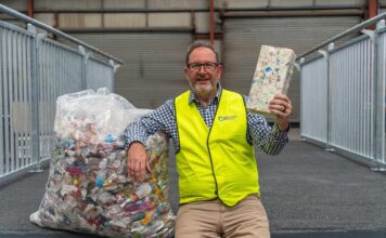 Sustainable Infrastructure Systems transforms soft plastics into structural building panels