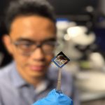 Tiny neuromorphic device developed at RMIT mimics human brain and eye functions