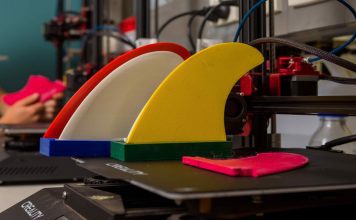 ACM CRC backs manufacturing project to develop smart surfboard fins aimed at reducing shark attack risks
