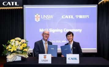 CATL and UNSW partner to develop Australia’s clean energy workforce